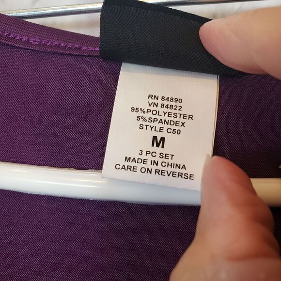 SALON STUDIO 2 Piece Sleeveless Jersey-knit Pants Set - Picture 5 of 8